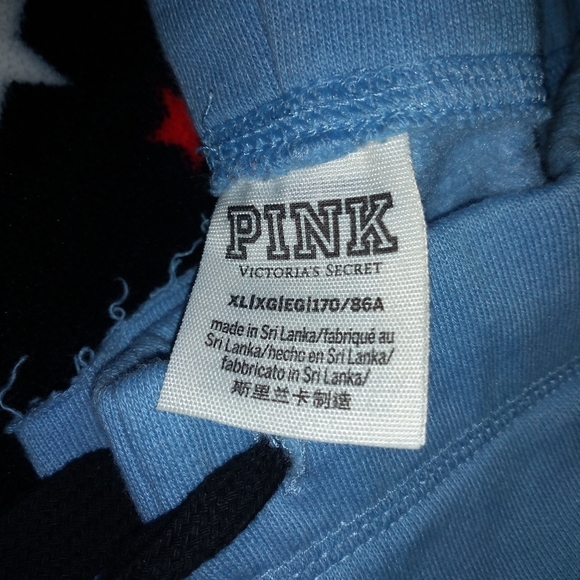 VS Pink Pink Logo Boyfriend Pants NWOT - Picture 6 of 10